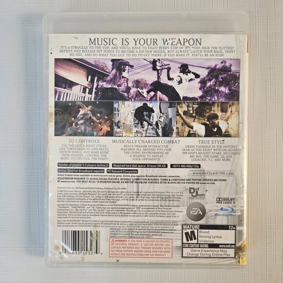 Def Jam Icon PS3 PlayStation 3 - Picture 4 of 4